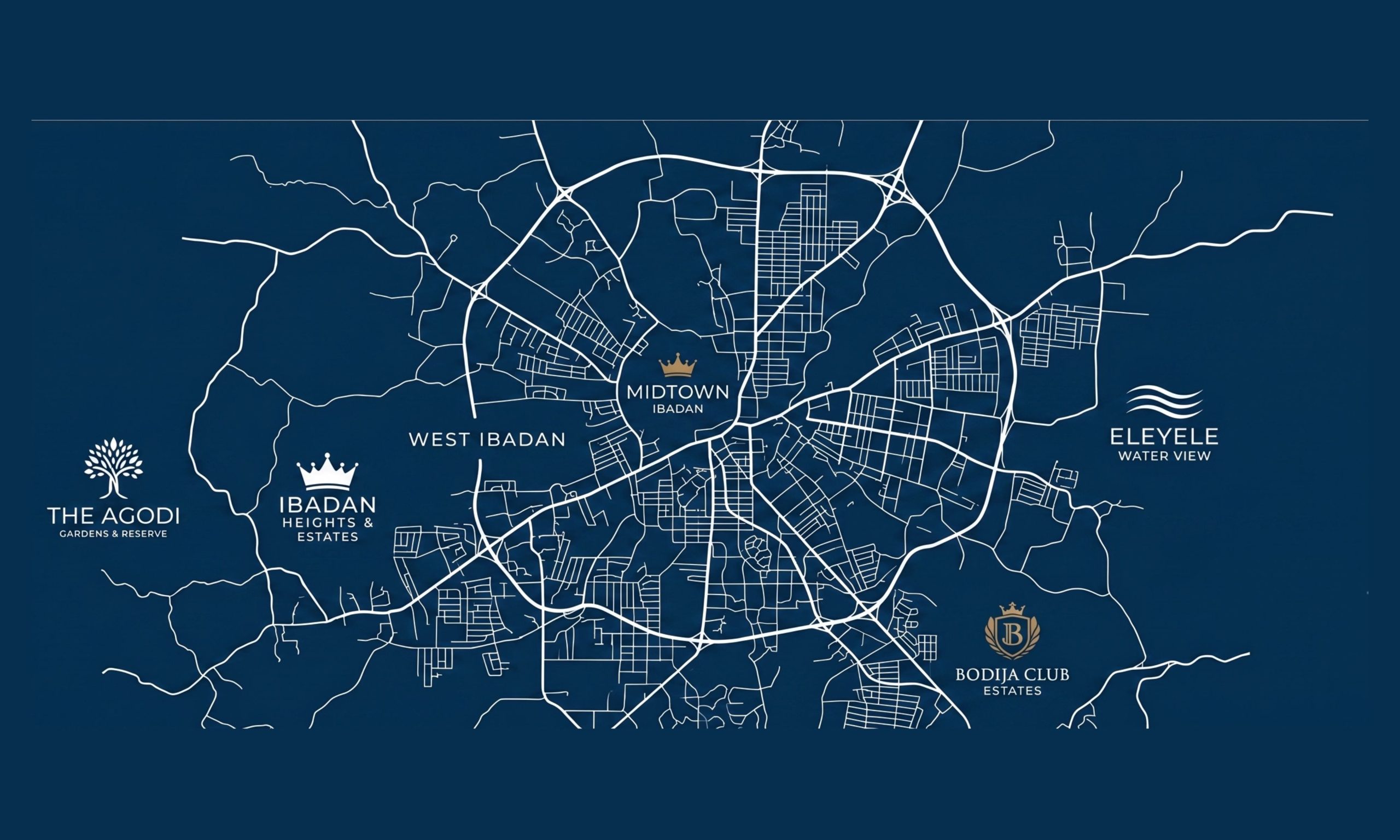 Map of Eemani Homes in Ibadan